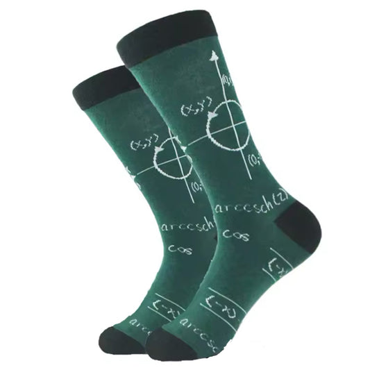 Step out in style and make a statement with our Math Green &amp; Black Socks - available in size EUR 35-44. Crafted from polyester and cotton, these socks not only offer supreme comfort but also boast a beautiful and vibrant design. The perfect gift for someone special or a treat for yourself, order your pair now! www.defenceqstore.com.au