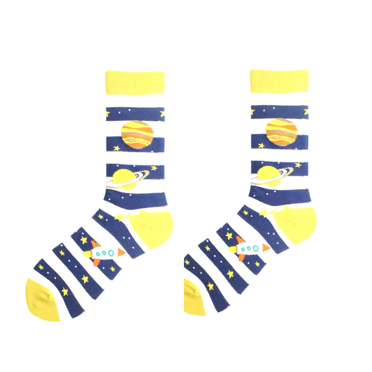 Step out in style and make a statement with our Large Planets Socks - available in size EUR 35-44. Crafted from polyester and cotton, these socks not only offer supreme comfort but also boast a beautiful and vibrant design. The perfect gift for someone special or a treat for yourself, order your pair now! www.defenceqstore.com.au