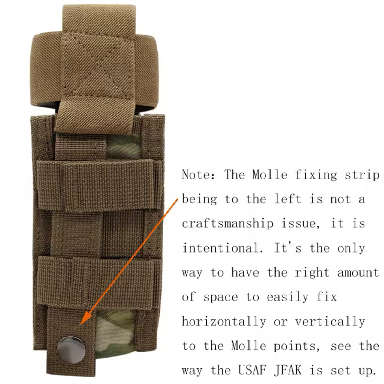 Secure your CAT-Tourniquet with this MOLLE system pouch! With the single MOLLE fastener, you’ll rapidly access the equipment you need in a pinch. Requires just one MOLLE loop - making it perfect for tactical gear. www.defenceqstore.com.au