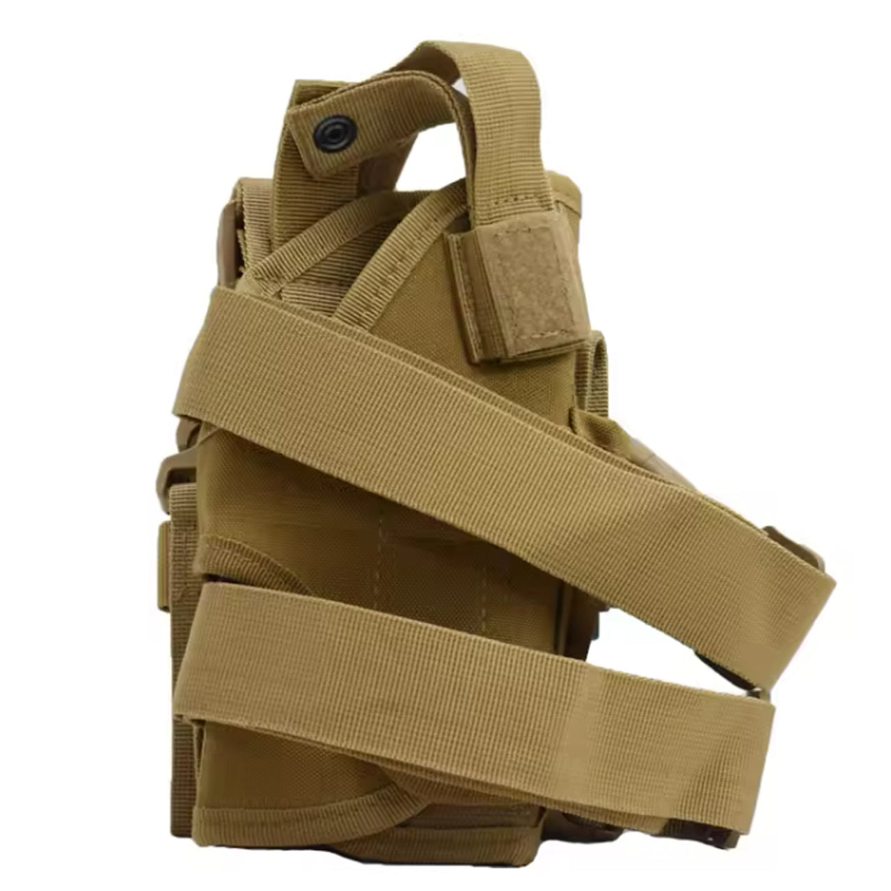 Adjustable Drop Leg Tactical Holster has been designed to fit the needs of any tactical, public safety, or military professional. The fully adjustable thigh holster will fit most full-frame semi-automatic pistols. www.defenceqstore.com.au