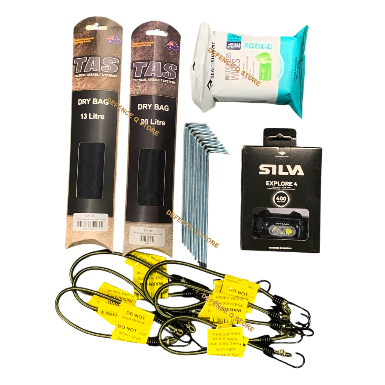 Heading to Wagga Wagga for basic training? This carefully curated bundle delivers the non-issue field gear that transforms your training experience. Keep essentials protected with reliable dry bags, maintain hygiene on the go with quality wipes, and navigate night operations confidently using a dependable headlamp. www.defenceqstore.com.au