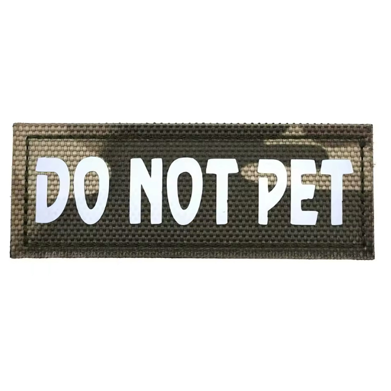 Enhance your dog's training with this Do Not Pet Laser Cut Multicam Patch! Measuring 8x3cm and equipped with a hook and loop backing, this patch is an essential addition to your gear. Don't hesitate to display your unwavering commitment to excellence! www.defenceqstore.com.au