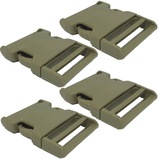 The ITW Fastex Side Release Buckle in Khaki is the go-to choice for tactical gear builders and equipment customizers. This 50mm pack of 4 delivers military-grade reliability with the iconic side-release mechanism trusted by professionals worldwide. Quick-deploy design means faster adjustments in the field. www.defenceqstore.com.au