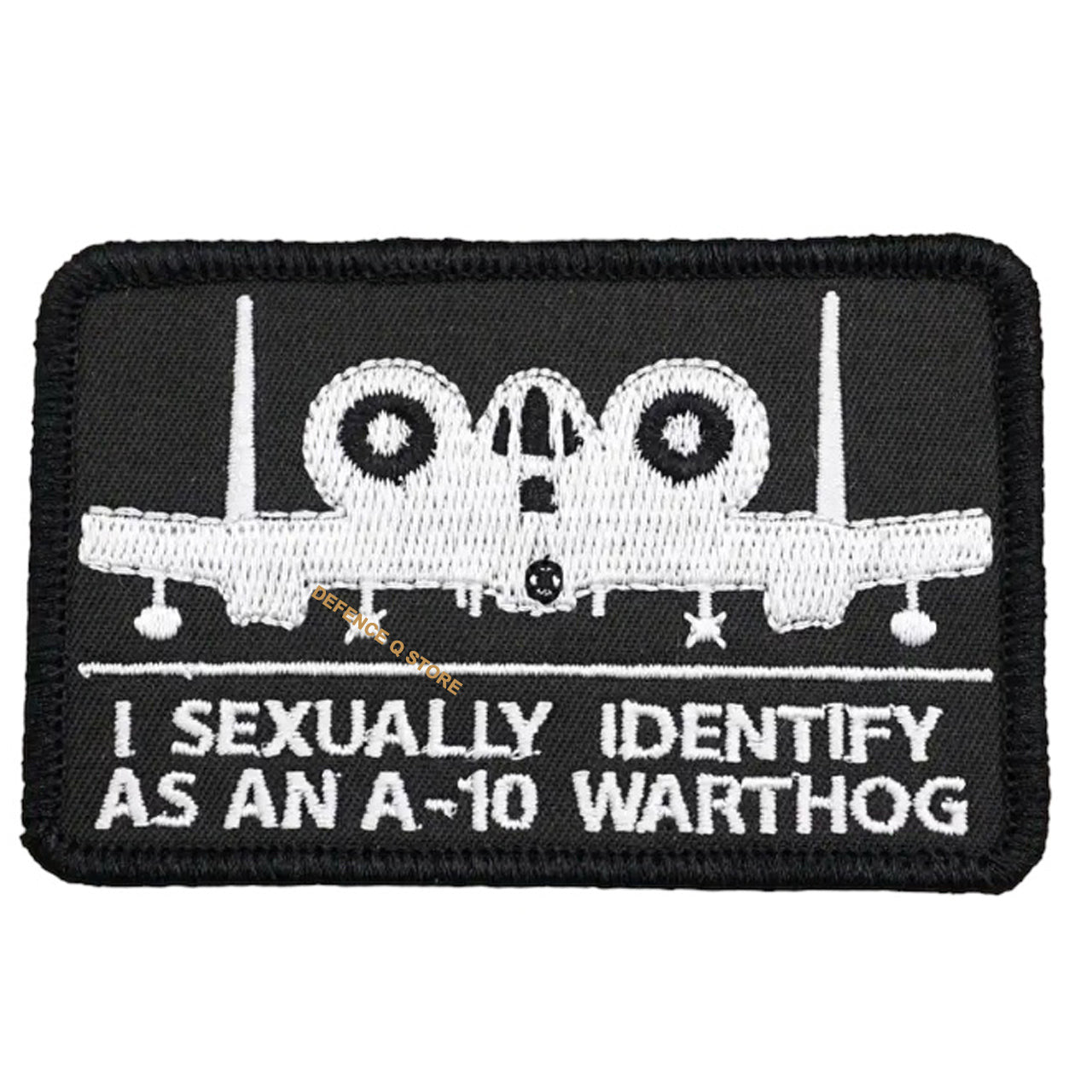 Elevate your gear to the next level with the A-10 Warthog Embroidery Velcro Backed Morale Patch. Easily attach it to any piece of field gear, clothing, or create a unique patch display! Infuse some fun and spookiness into your style today.  Size: 8x5cm www.defenceqstore.com.au