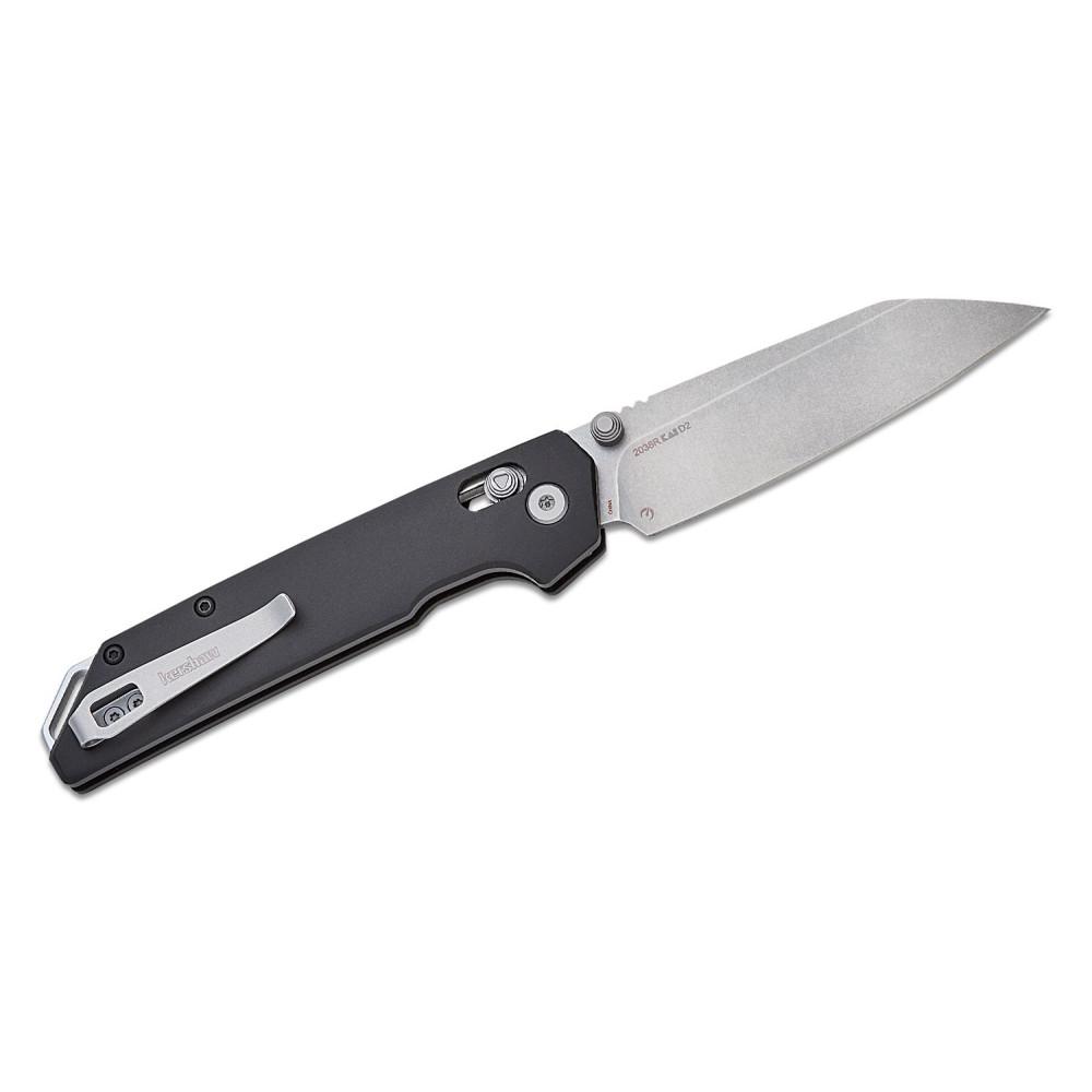 Meet the reverse tanto Iridium, a practical and stylish design for everyday carry. This blade shape makes cutting work easy, from the initial pierce to the effortless slice. Aesthetically, the black-anodized aluminum handle scales create an appealing profile. www.defenceqstore.com.au