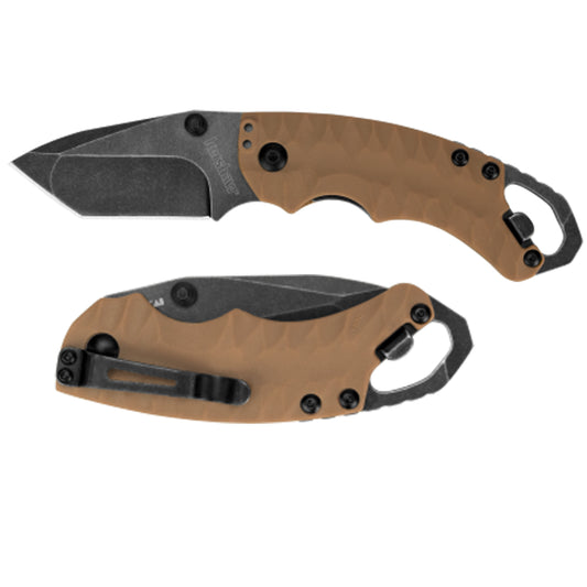 With a tanto blade, strongly textured handle, and BlackWash blade finish, the Shuffle II has a very substantial look and feel. It’s sturdy glass-filled nylon handle in attractive olive green, the Shuffle II is ready to handle any task indoors, at work, or in the out of doors. www.defenceqstore.com.au