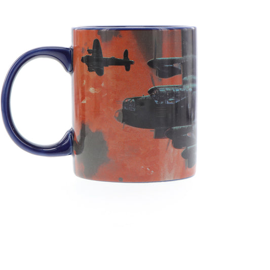 The mug showcases Harrison's artwork titled "Into the Cauldron" and includes a schematic of the aircraft in the base. Made from durable ceramic with an easy-grip handle and scratch-resistant finish, this mug is perfect for both hot and cold beverages. www.defenceqstore.com.au