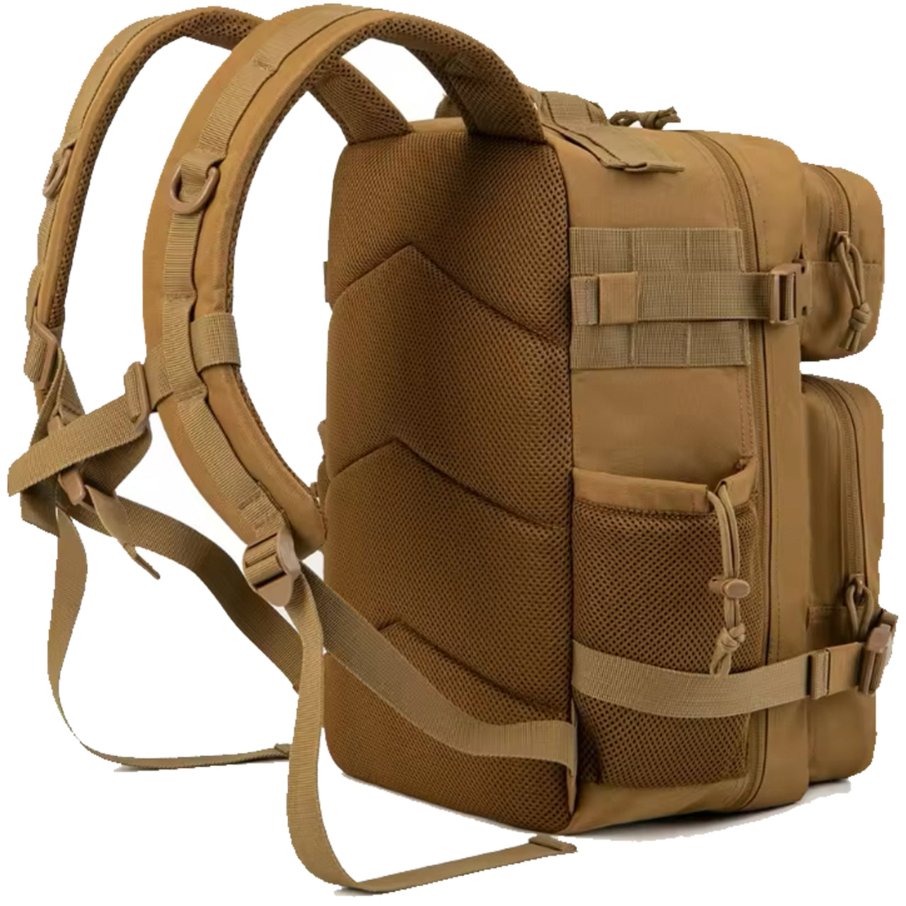 Built for operators who demand tactical precision, this 25-litre MOLLE backpack combines rugged 900D polyester construction with intelligently designed multi-layered storage compartments. www.defenceqstore.com.au