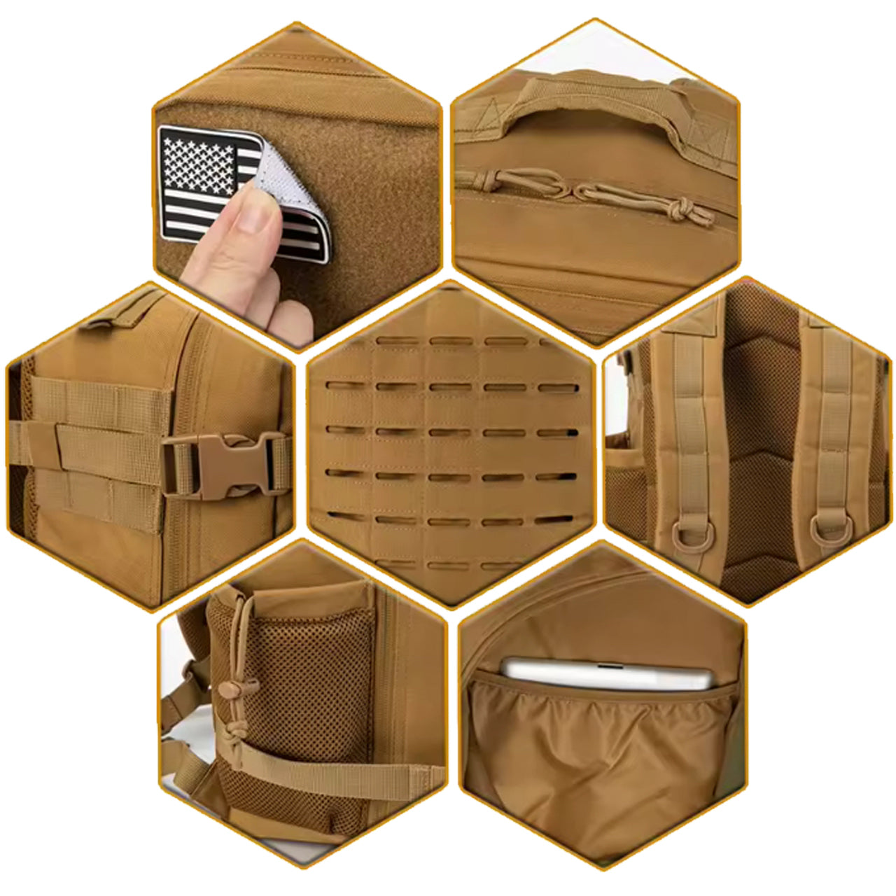 Built for operators who demand tactical precision, this 25-litre MOLLE backpack combines rugged 900D polyester construction with intelligently designed multi-layered storage compartments. www.defenceqstore.com.au