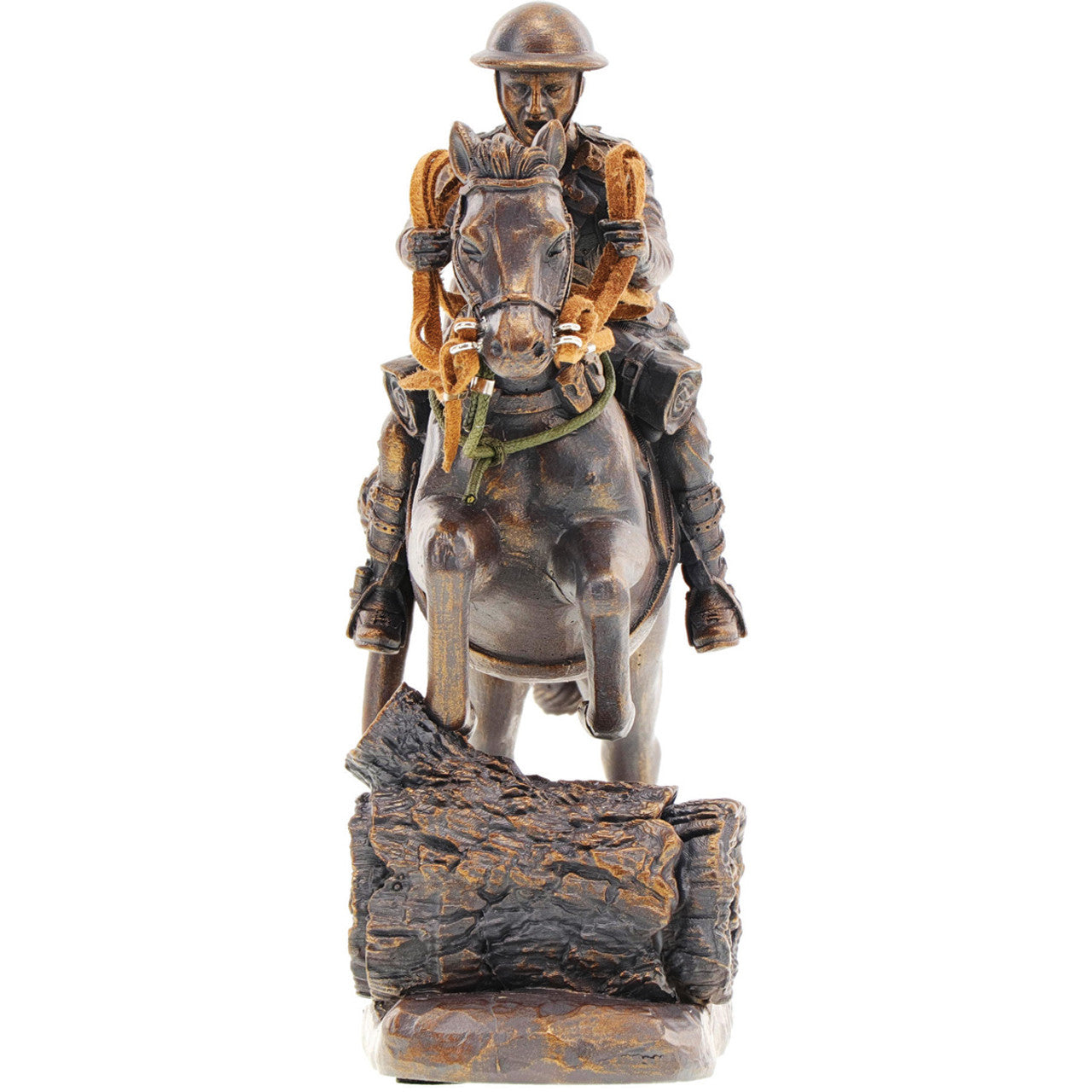 The Australian Light Horse in France is a stunning figurine that pays tribute to the brave men and their loyal Waler mounts who served in the Great War. After escaping the failed Gallipoli campaign, these men found themselves on the war-torn Western Front, where mounted offensive operations were generally unsuited. www.defenceqstore.com.au