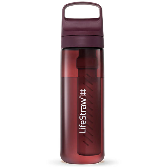 LifeStraw Go Series is the ultimate sidekick for safer, better-tasting water for travel and everyday use. The BPA-free bottle filters out nasties, so you can fill up from airport bathrooms, a tap in Mexico, or a gas station while road-tripping. The advanced 2-stage filter improves taste and protects against bacteria, parasites, microplastics, chlorine, silt, sand, and cloudiness. For every purchase, a child in need receives to safe drinking water for a year. www.defenceqstore.com.au