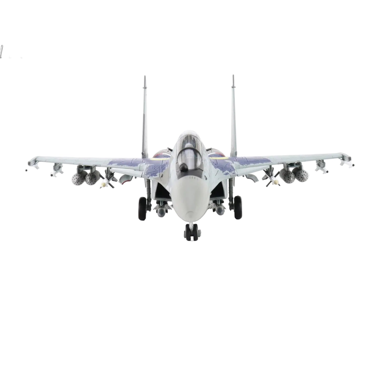 The SU-30MKM is a multirole fighter aircraft operated by the Royal Malaysian Air Force (TUDM). This variant of the Su-30 is tailored specifically for Malaysia, featuring advanced avionics, thrust-vectoring engines, and enhanced weaponry, making it highly capable in air-to-air and air-to-ground missions. www.defenceqstore.com.au