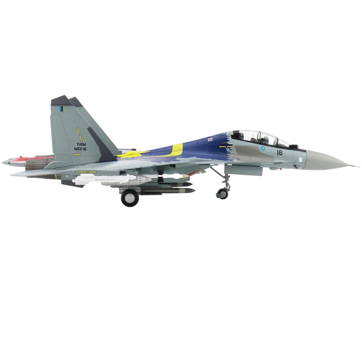 The SU-30MKM is a multirole fighter aircraft operated by the Royal Malaysian Air Force (TUDM). This variant of the Su-30 is tailored specifically for Malaysia, featuring advanced avionics, thrust-vectoring engines, and enhanced weaponry, making it highly capable in air-to-air and air-to-ground missions. www.defenceqstore.com.au