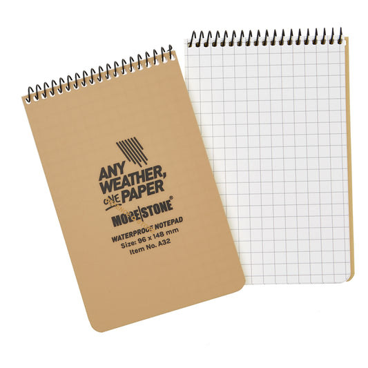 Modestone® notepads are a result of long-lasting product development. The idea of waterproof notepads started while the inventor, Kalle Kinnunen was serving in Finnish Defence Forces and his important notes from NCO School were destroyed by water. www.defenceqstore.com.au