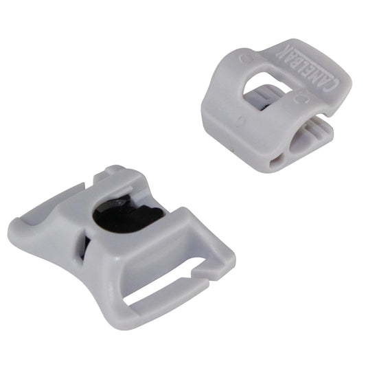 This magnetic tube trap lets you stow your drinking tube in one easy click, so you can drink without taking your eyes off the trail. The trap is compatible with any CamelBak reservoir. www.defenceqstore.com.au