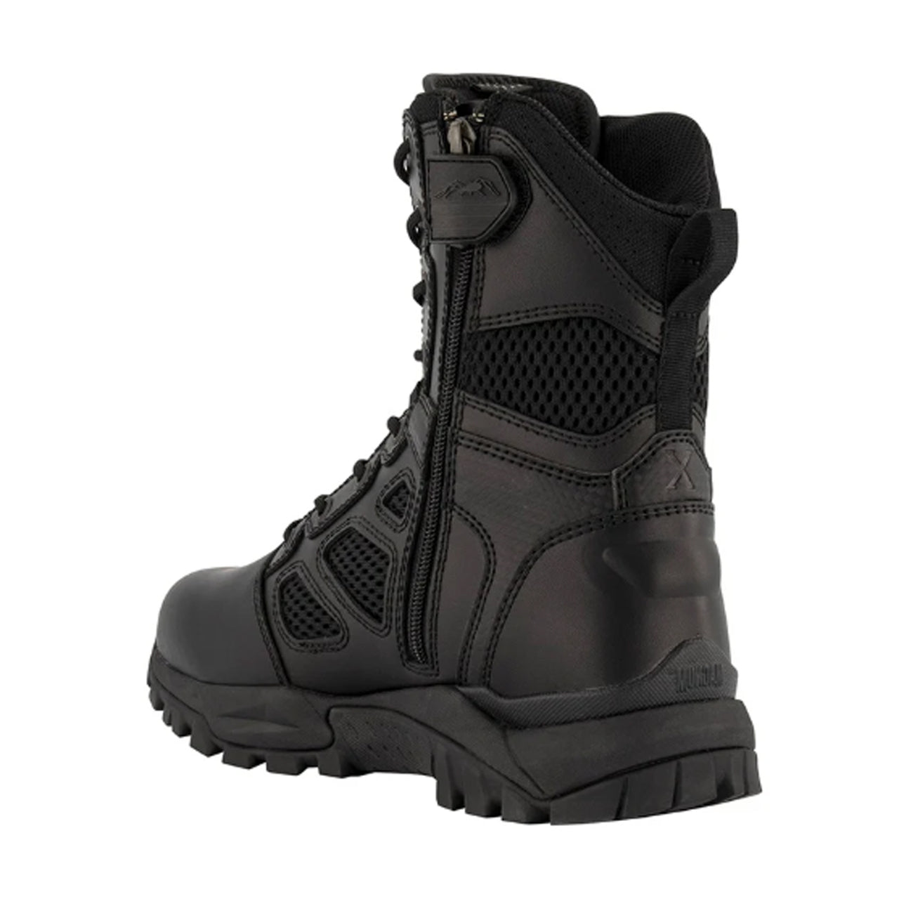Crafted with premium full grain leather and CORDURA® AFT 3D fabric air mesh, these elite tactical boots deliver exceptional breathability through Cambrelle lining and strategic mesh vents. www.defenceqstore.com.au