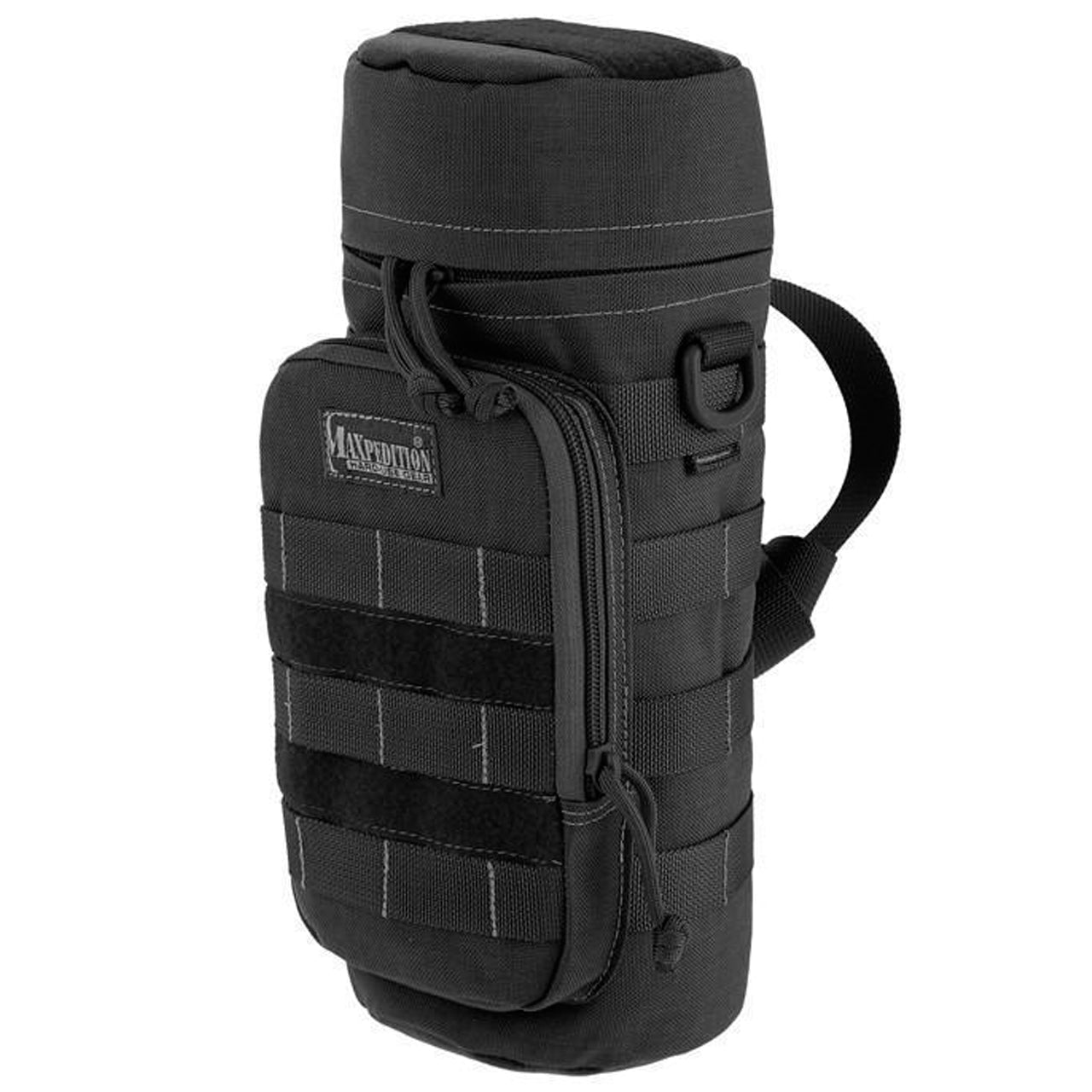Maxpedition 12 x 5 flessenhouder - zwart Maxpedition 12 x 5 flessenhouder - zwart