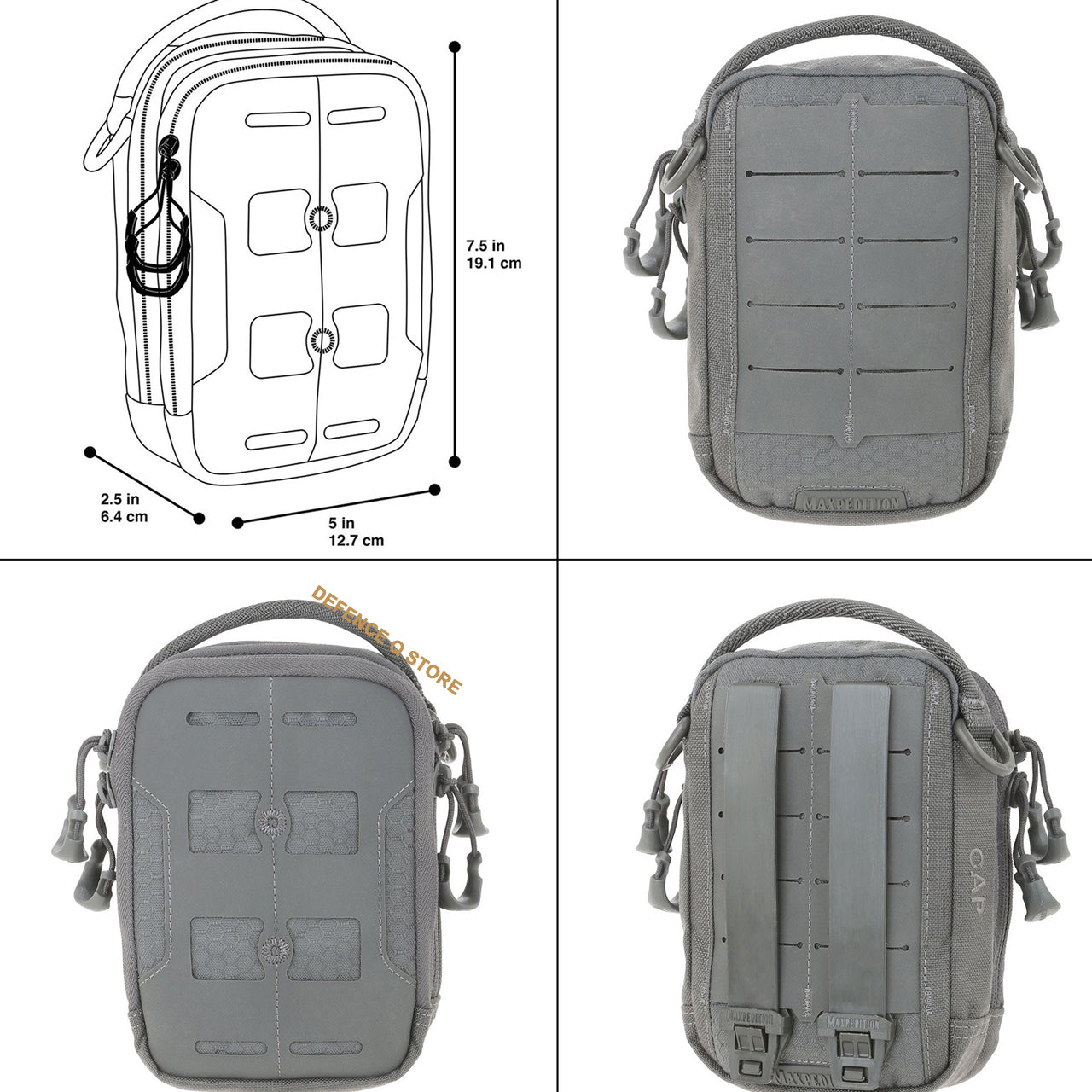 A lightweight, slimline carrying case for mission essentials, the Maxpedition Compact Admin Pouch is designed to attach to a belt, vest or tactical pack via TacTie PJC5 joining clips. The large main compartment expands to fit multiple items and stays slim when empty to reduce bulk and space. www.defenceqstore.com.au