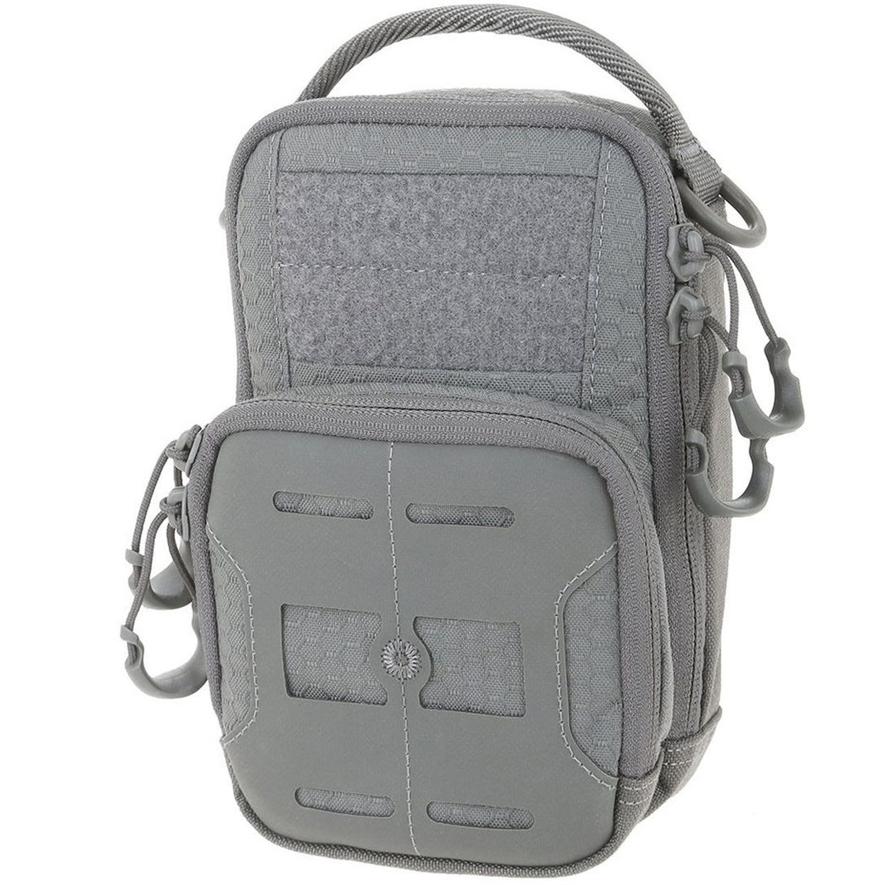 The DEP Daily Essentials Pouch is a two compartment pouch designed for everyday carry. It is sized to wear on a belt or to attach to the side of a pack. A loop field is positioned on the front for patch adhesion. www.defenceqstore.com.au