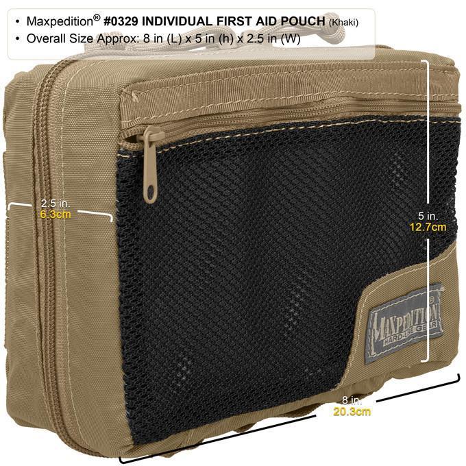 Lightweight individual soldier combat first aid kit pouch Also excellent for organizing computer cables or toiletries Clamshell opening main compartment Internal mesh and see-thru plastic organizers External zippered mesh pocket Integral carry handle MOLLE compatible www.defenceqstore.com.au