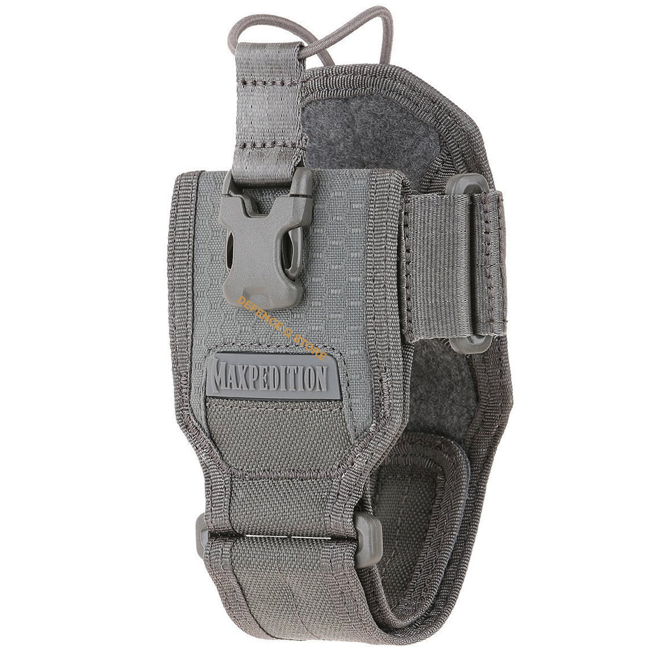 The RDP Radio Pouch has adjustable side and bottom hook &amp; loop straps to fit a wide range of radio sizes. An adjustable top bungee retention with durable buckle keeps the radio secure. www.defenceqstore.com.au