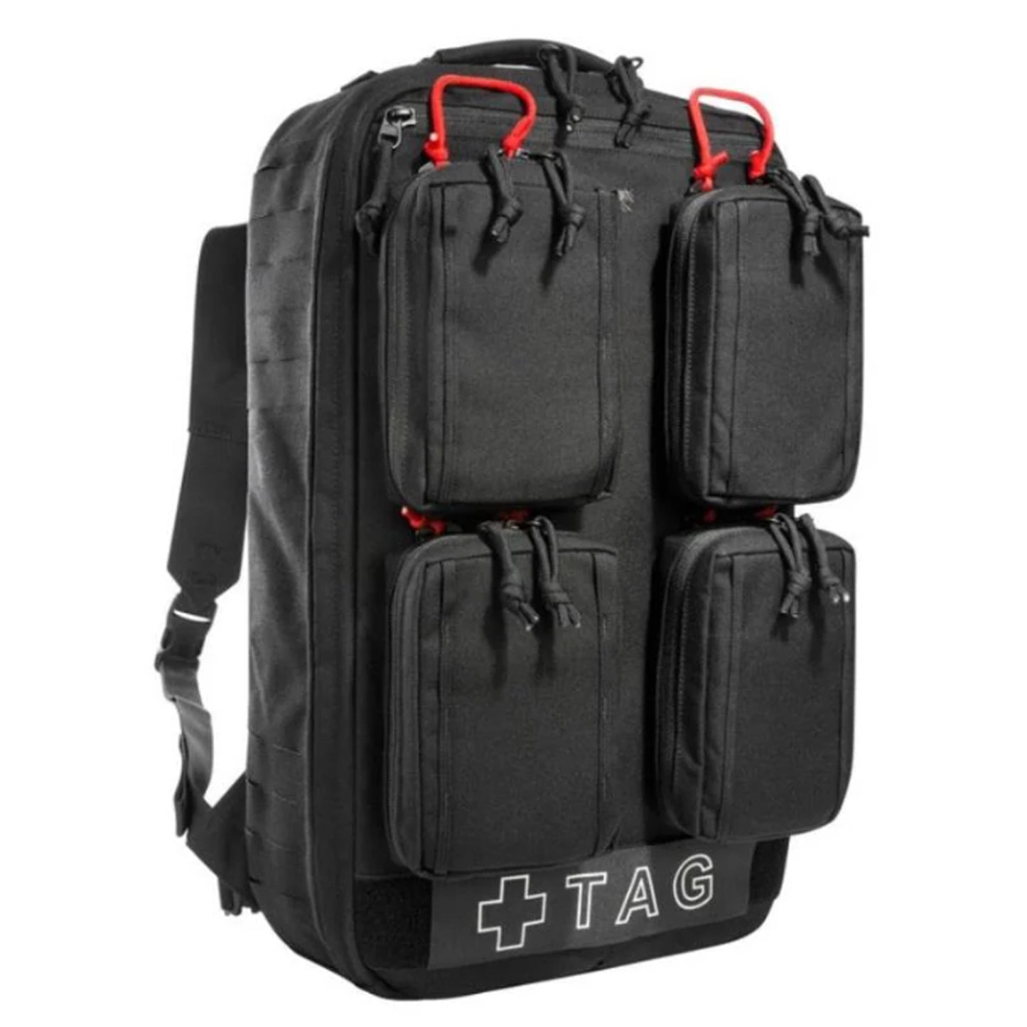 Emergency backpack for the simultaneous first aid treatment of several wounded persons. The TT Medical Mascal Pack (MASCAL = Mass Casualty) is used for the initial treatment of injured persons if they cannot be treated individually immediately. www.defenceqstore.com.au