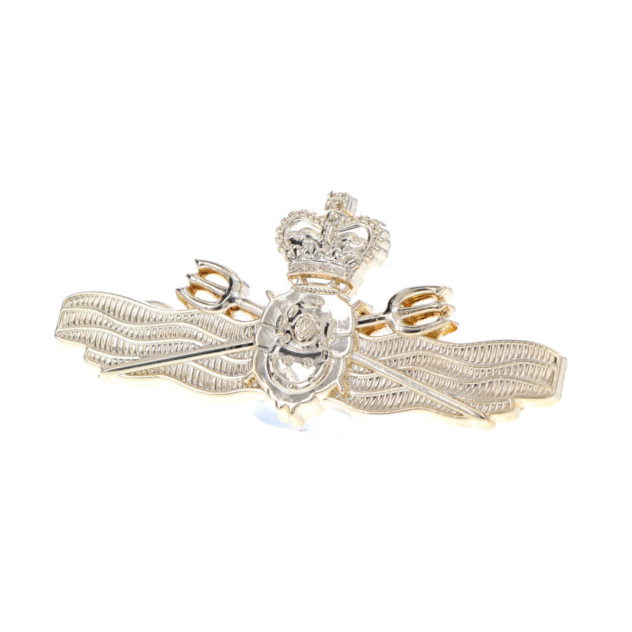 Order the quality Mine Warfare and Clearance Diving Officer Gold Badge today from us now. This badge is perfectly sized and features two butterfly clutch pins to make it ready for wear today. www.defenceqstore.com.au