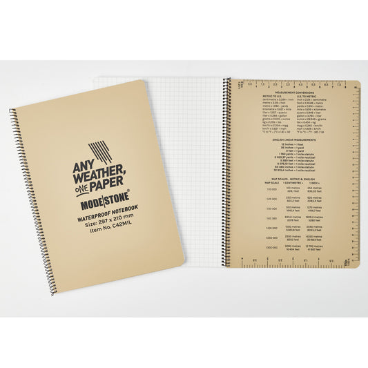 Experience the ultimate solution for your writing needs in the field with the Modestone C42MIL Side Spiral Notepad! Perfect for diagrams and step-by-step instructions, this A4-sized notebook will be a valuable tool for officers in the HQ tent. Quickly access important notes and deliver powerful briefings to your troops with this all-weather notebook. www.defenceqstore.com.au