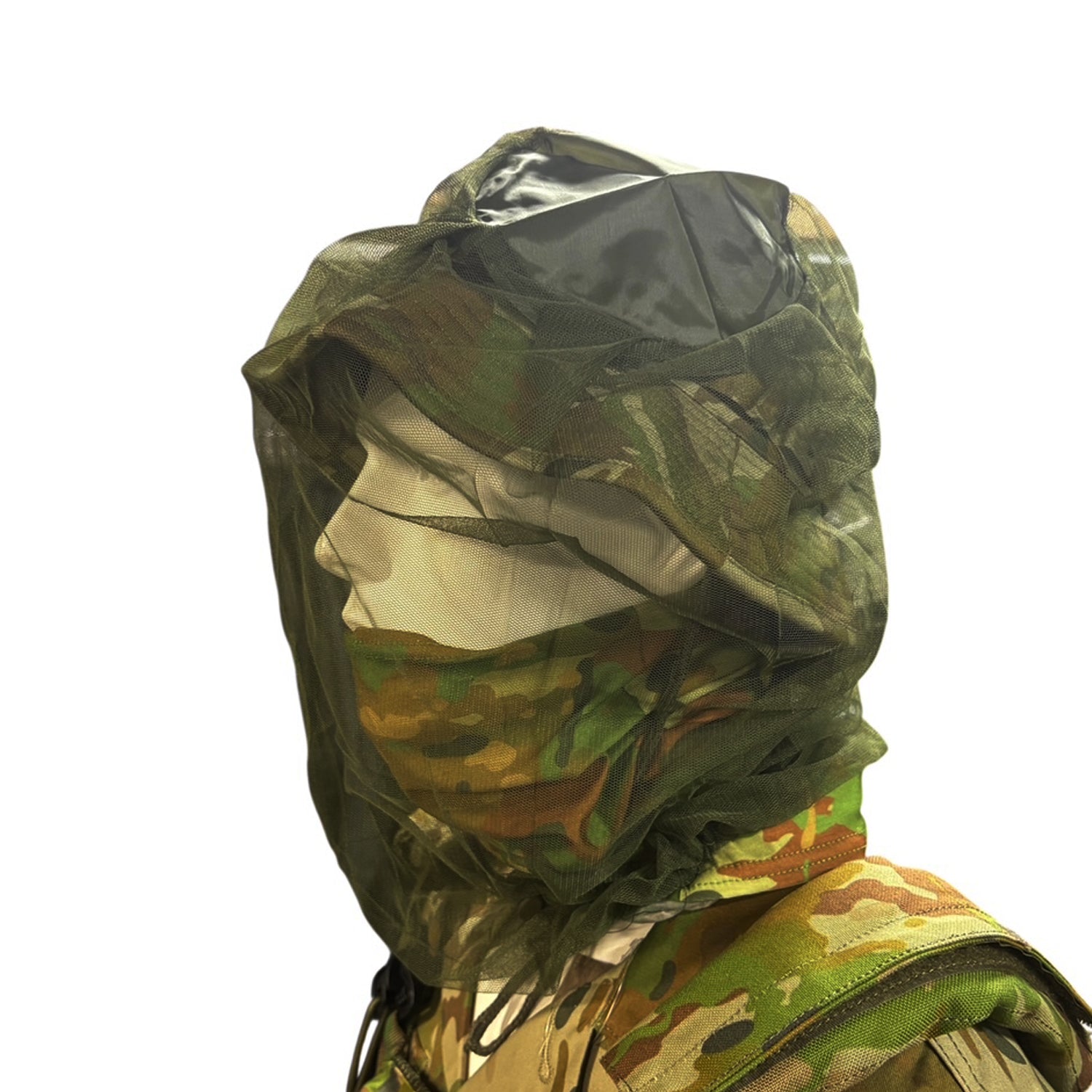 Shield yourself from biting insects with this lightweight Mosquito Headnet from Stealth Ops Gear. Engineered with breathable polyester mesh, it creates an impenetrable barrier against mosquitoes, midges, and flies without compromising visibility or comfort. www.defenceqstore.com.au