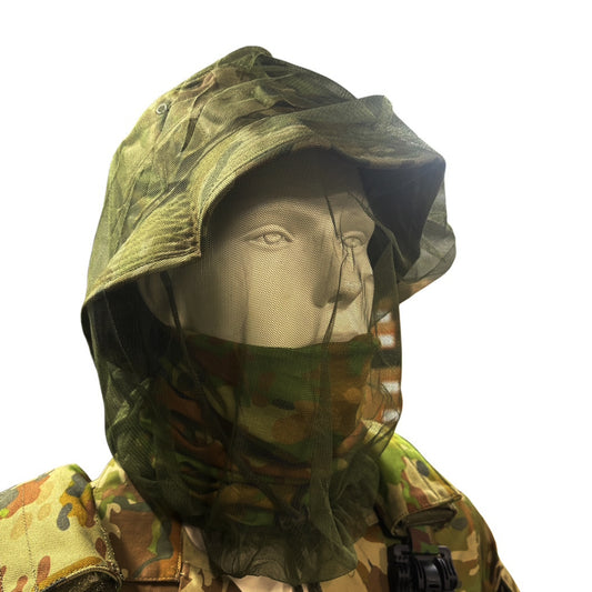 Shield yourself from biting insects with this lightweight Mosquito Headnet from Stealth Ops Gear. Engineered with breathable polyester mesh, it creates an impenetrable barrier against mosquitoes, midges, and flies without compromising visibility or comfort. www.defenceqstore.com.au