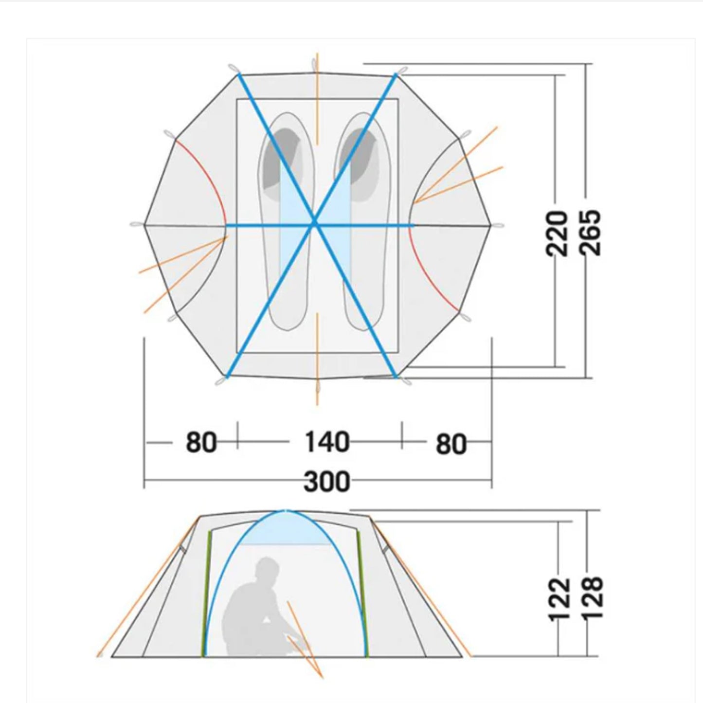 The Mountain Dome II is a robust 2-person tent which, due to its construction, only requires a small area for erection. It is therefore a good choice if you are camping in mountainous terrain. In addition, the inner tent can be used alone, for example in warm regions. www.defenceqstore.com.au