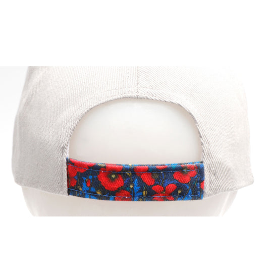 A special Poppy Mpressions Cap featuring a snippet from the sensational artwork 'Where the Poppies Grow'. www.defenceqstore.com.au