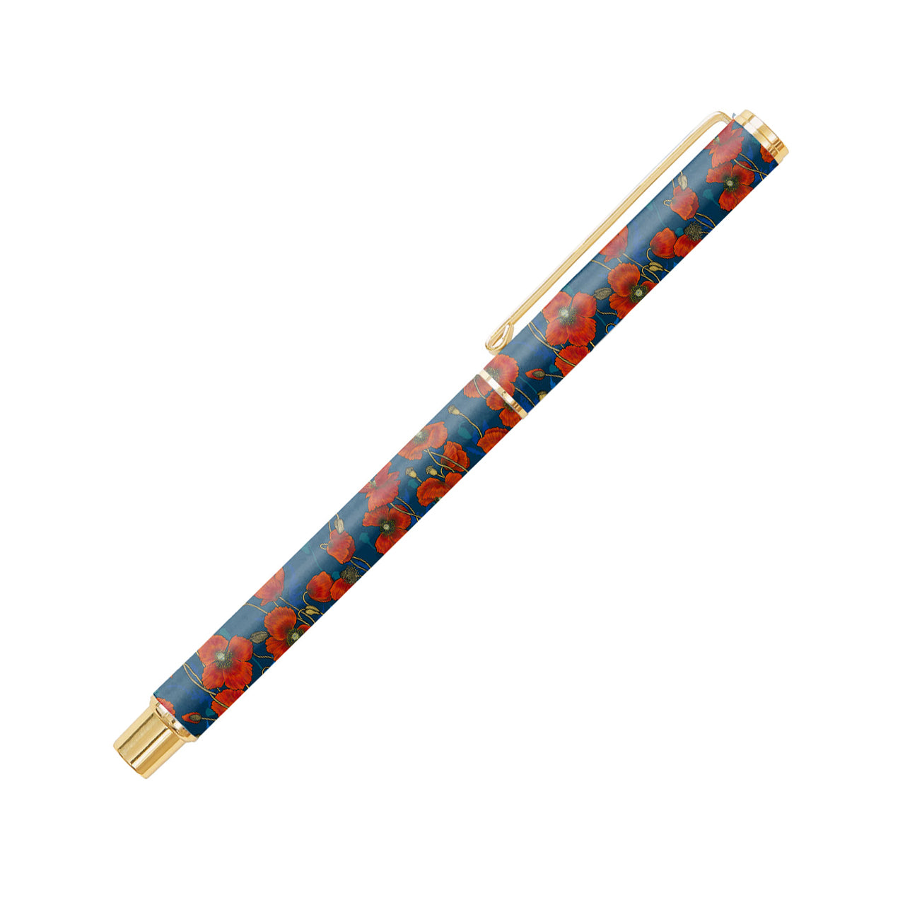 Featuring the beautifully detailed artwork 'Where the Poppies Grow' from Australian artist Adriana Seserko, this metal pen has a smooth glide rollerball mechanism for easy writing. Bring remembrance into the everyday with this sensational pen from our Poppy Mpressions Collection. www.defenceqstore.com.au