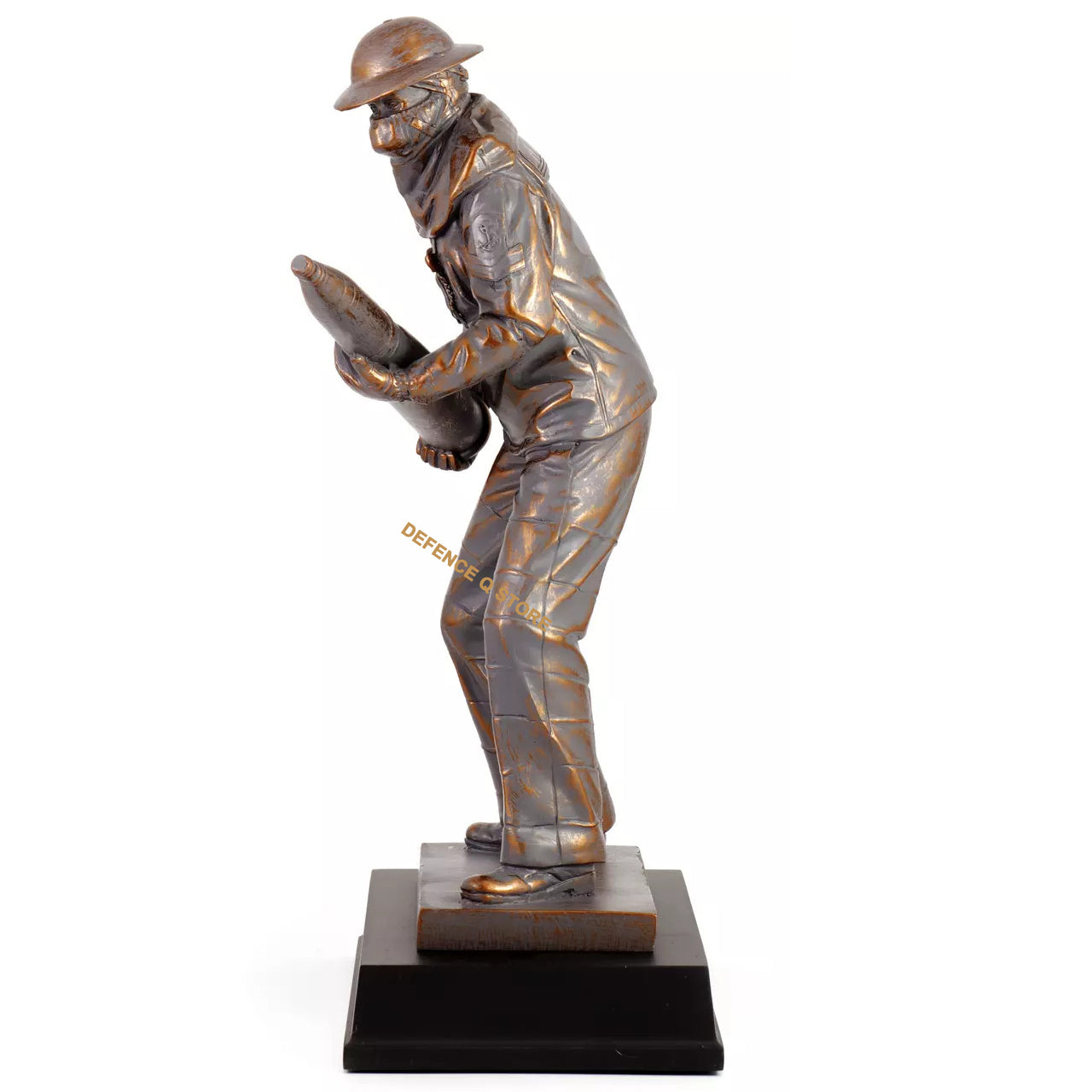 The Limited Edition cold cast bronze figurine is a beautiful and detailed piece that stands at 280mm tall on top of a timber base. This figurine is truly an heirloom to be treasured through the ages. www.defenceqstore.com.au