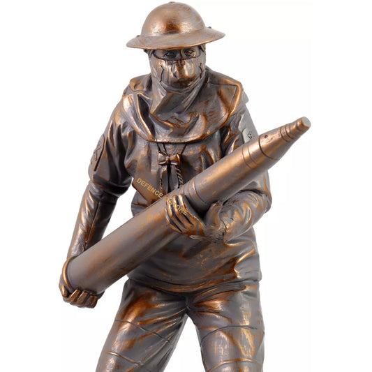 The Limited Edition cold cast bronze figurine is a beautiful and detailed piece that stands at 280mm tall on top of a timber base. This figurine is truly an heirloom to be treasured through the ages. www.defenceqstore.com.au