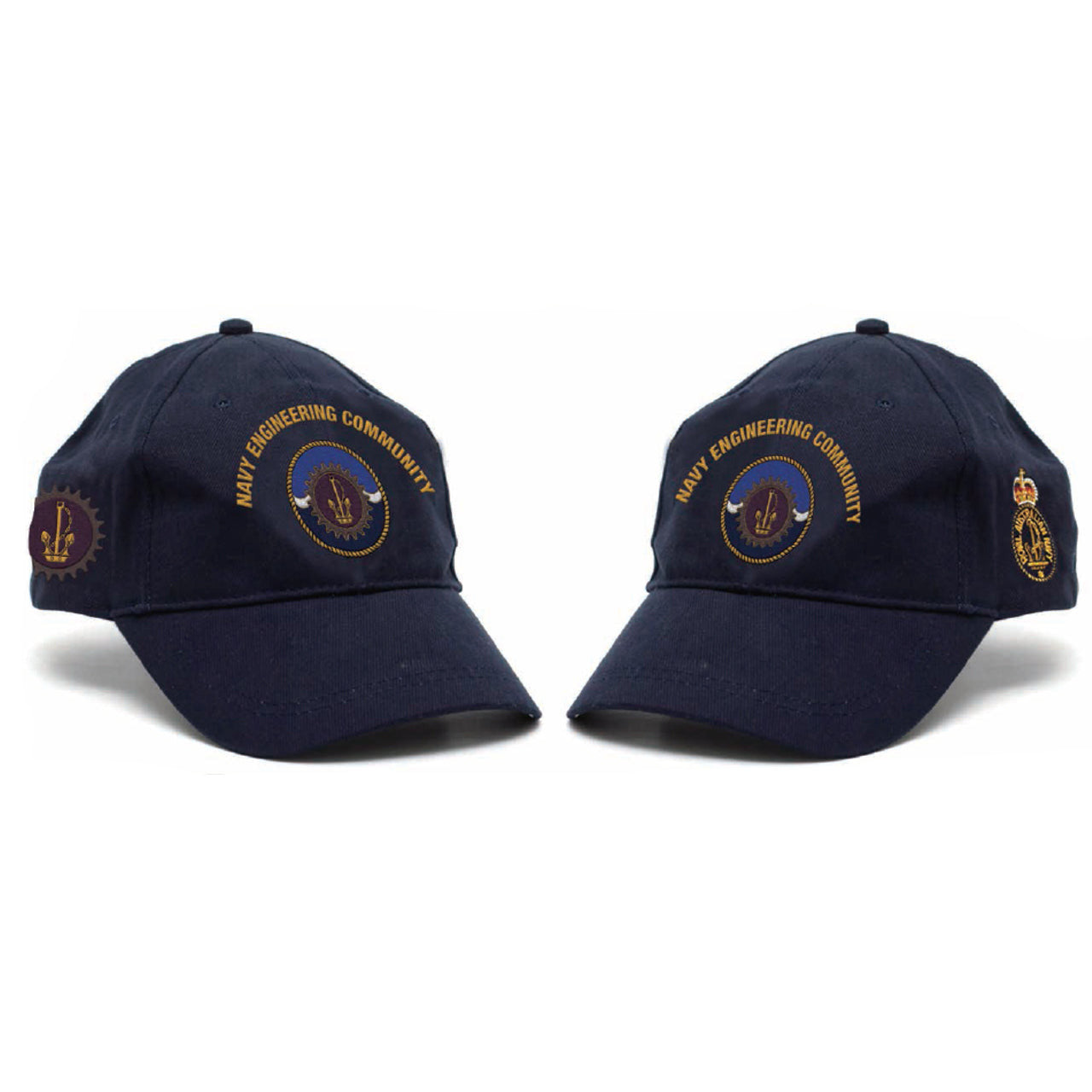 This Navy Engineering Community Uniform Cap is of the utmost quality and crafted from heavy brushed cotton. Featuring the ceremonial Navy badge boldly embroidered on the front, it's an approved choice to wear as part of your uniform. With an adjustable Hook-and-loop strap on the back, this cap fits most sizes effortlessly. Show your Navy pride with this timeless cap! www.defenceqstore.com.au