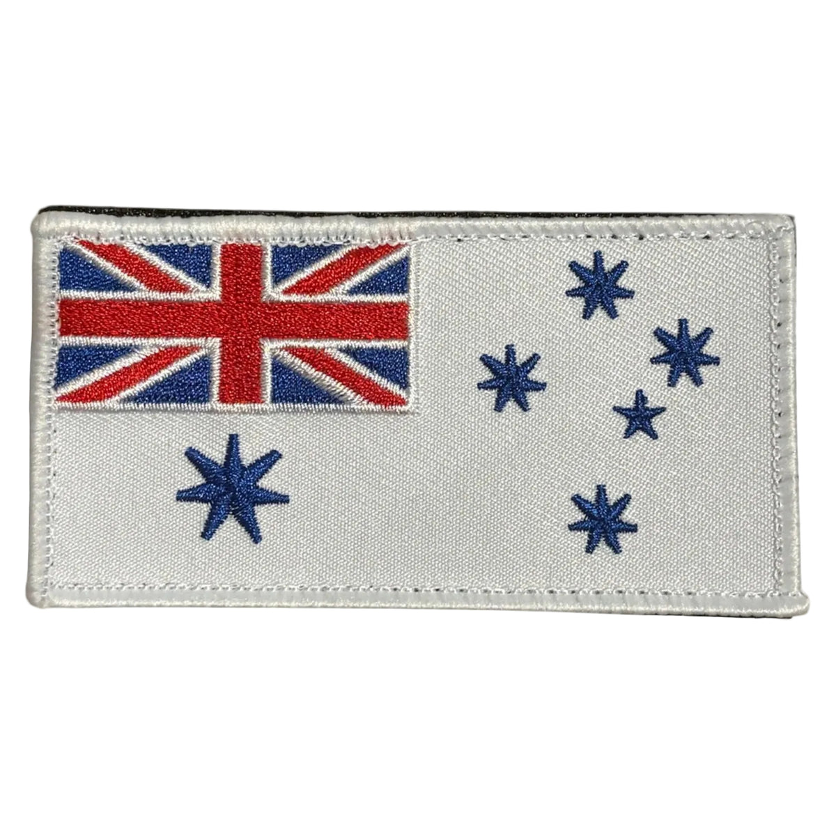 Honour Australia's naval heritage with this striking Navy White Ensign patch. A powerful symbol of maritime tradition and national pride, this embroidered morale patch brings authentic military spirit to your collection, gear, or uniform. www.defenceqstore.com.au