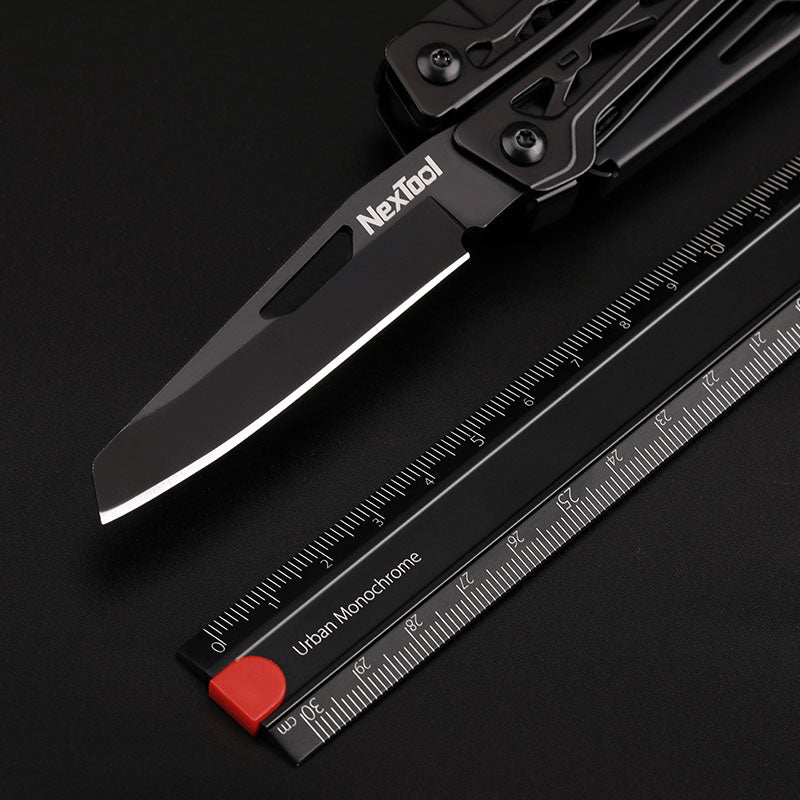 The NexTool Black Knight Multi-Tool is engineered for users who require durability, functionality and reliability in demanding environments. Built with robust stainless steel construction and a tactical black finish, it delivers dependable performance across cutting, gripping and fastening applications. www.defenceqstore.com.au