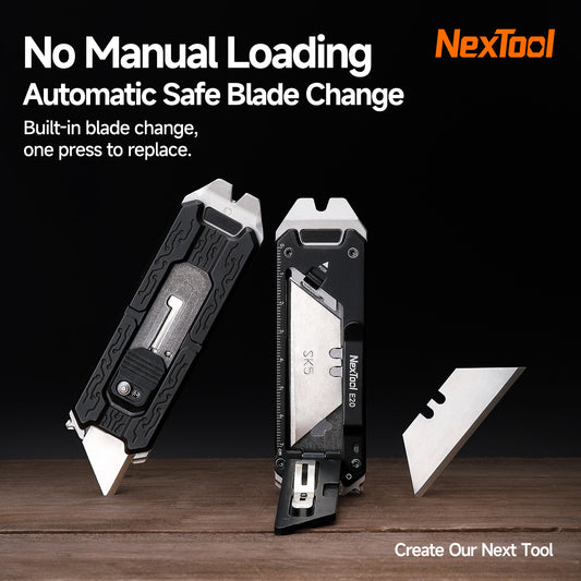 The NexTool Explorer E20 is a compact and practical Manual OTF (Out The Front) multi-tool built for reliability and portability. Designed to deliver essential gripping, cutting and fastening functions in a streamlined folding format, it is suited for everyday carry, outdoor activities and light maintenance work. www.defenceqstore.com.au