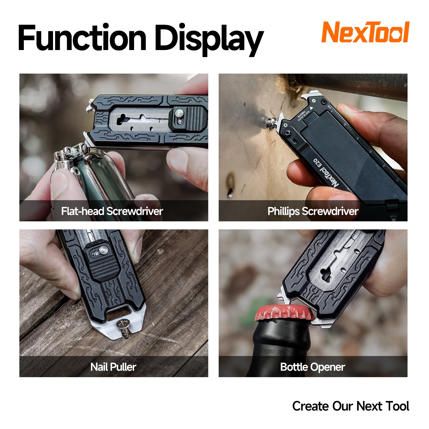 The NexTool Explorer E20 is a compact and practical Manual OTF (Out The Front) multi-tool built for reliability and portability. Designed to deliver essential gripping, cutting and fastening functions in a streamlined folding format, it is suited for everyday carry, outdoor activities and light maintenance work. www.defenceqstore.com.au