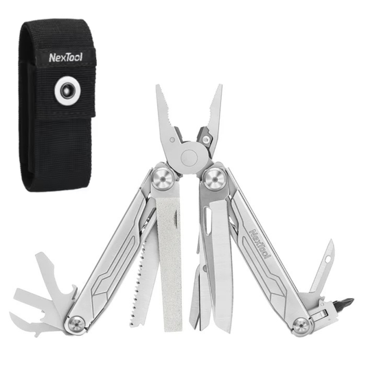 The NexTool Flagship Captain is engineered as a robust, full-featured multi-tool designed for daily utility, outdoor use and maintenance tasks. Built with durable stainless steel construction and precision-machined components, it offers dependable performance across cutting, gripping and fastening applications. www.defenceqstore.com.au