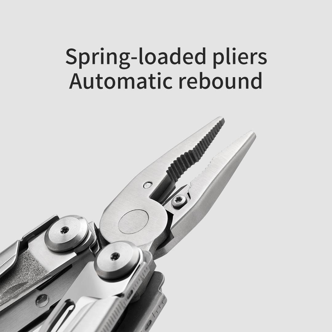 The NexTool Flagship Captain is engineered as a robust, full-featured multi-tool designed for daily utility, outdoor use and maintenance tasks. Built with durable stainless steel construction and precision-machined components, it offers dependable performance across cutting, gripping and fastening applications. www.defenceqstore.com.au