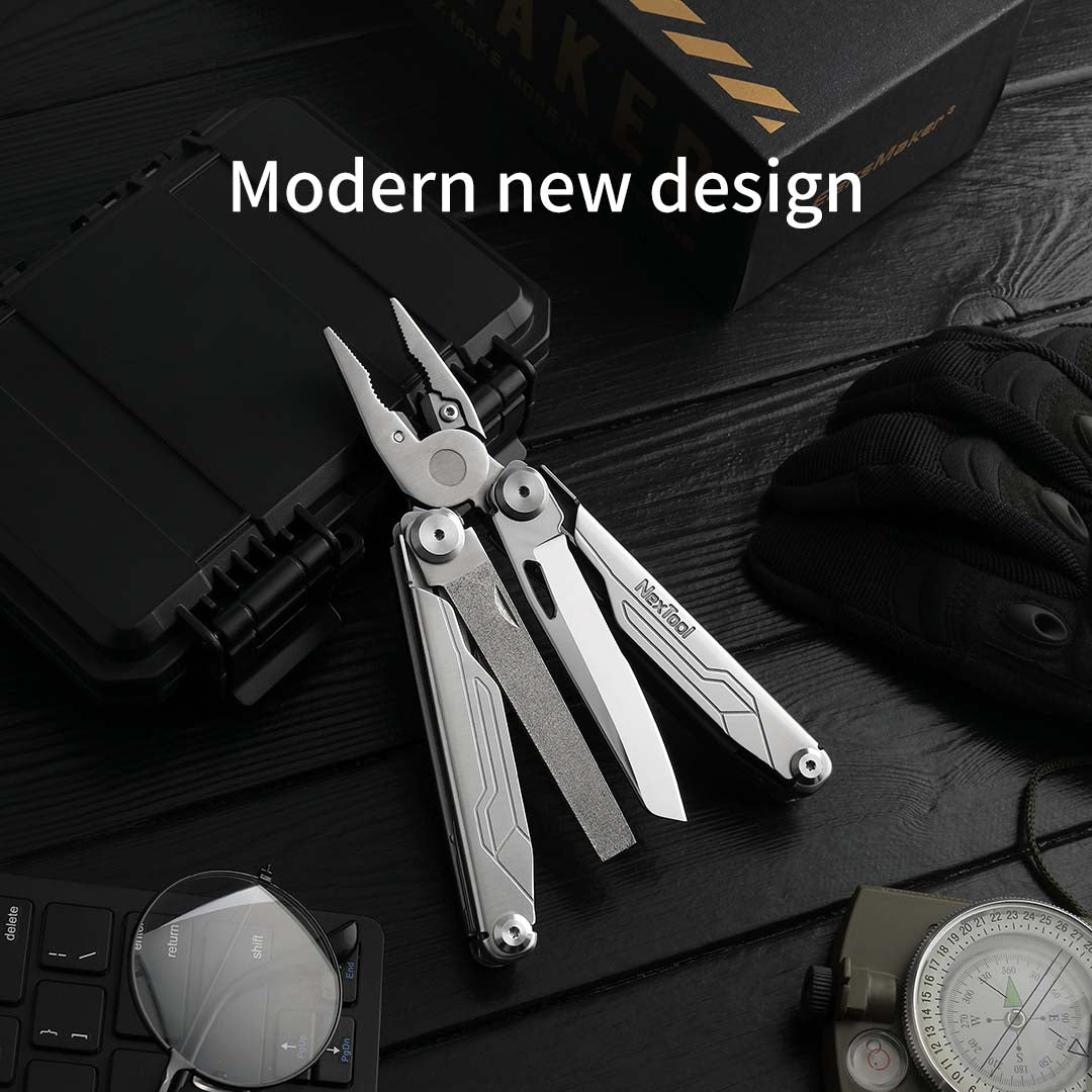 The NexTool Flagship Captain is engineered as a robust, full-featured multi-tool designed for daily utility, outdoor use and maintenance tasks. Built with durable stainless steel construction and precision-machined components, it offers dependable performance across cutting, gripping and fastening applications. www.defenceqstore.com.au