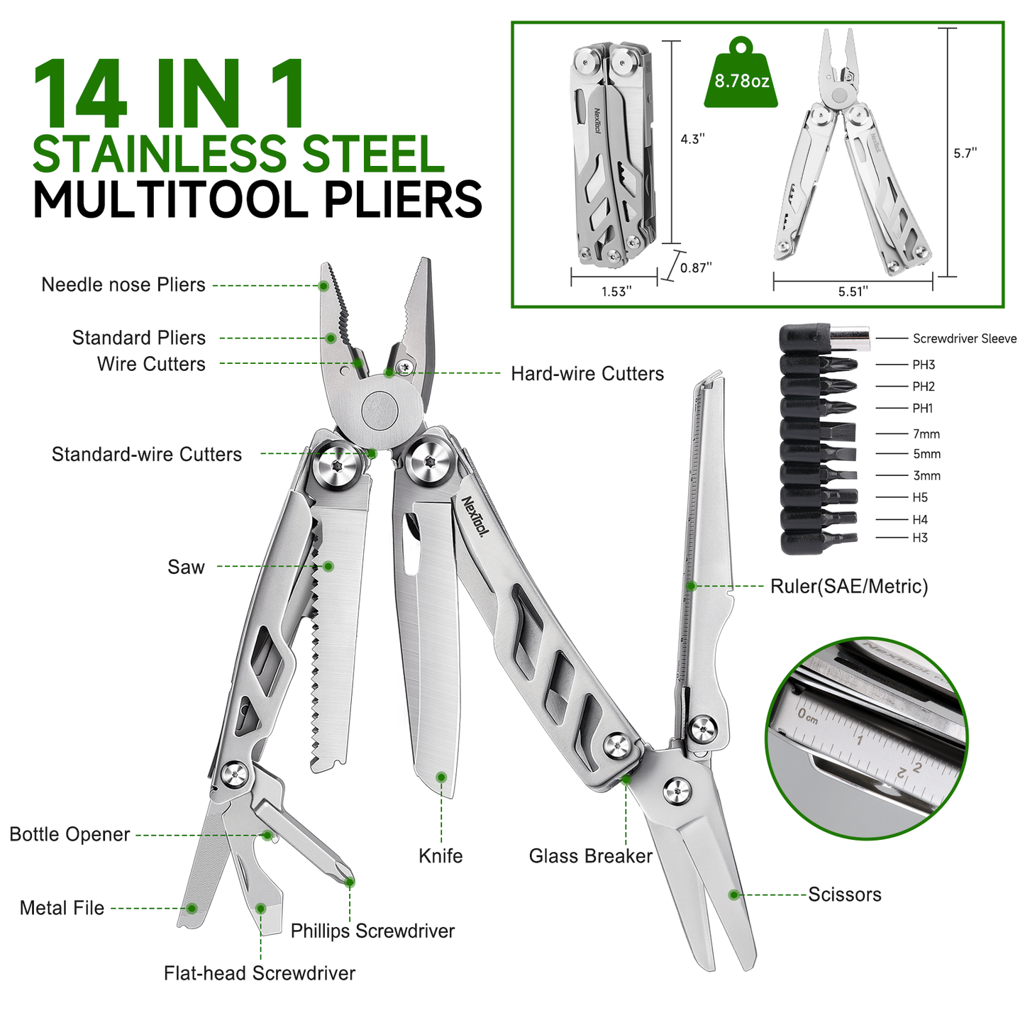 The NexTool Flagship Max is engineered as a professional-grade multi-tool built for demanding environments. Designed to consolidate essential repair and cutting tools into one compact unit, it delivers strength, reliability and versatility for everyday carry, outdoor use, trade work and emergency kits. www.defenceqstore.com.au