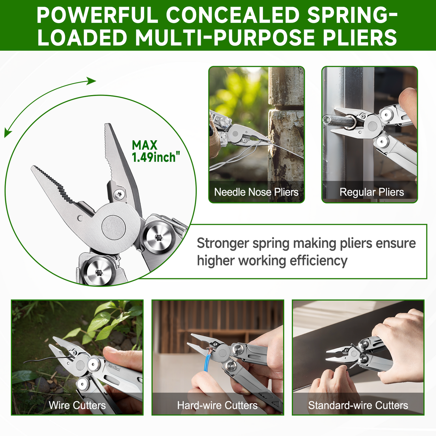 The NexTool Flagship Max is engineered as a professional-grade multi-tool built for demanding environments. Designed to consolidate essential repair and cutting tools into one compact unit, it delivers strength, reliability and versatility for everyday carry, outdoor use, trade work and emergency kits. www.defenceqstore.com.au