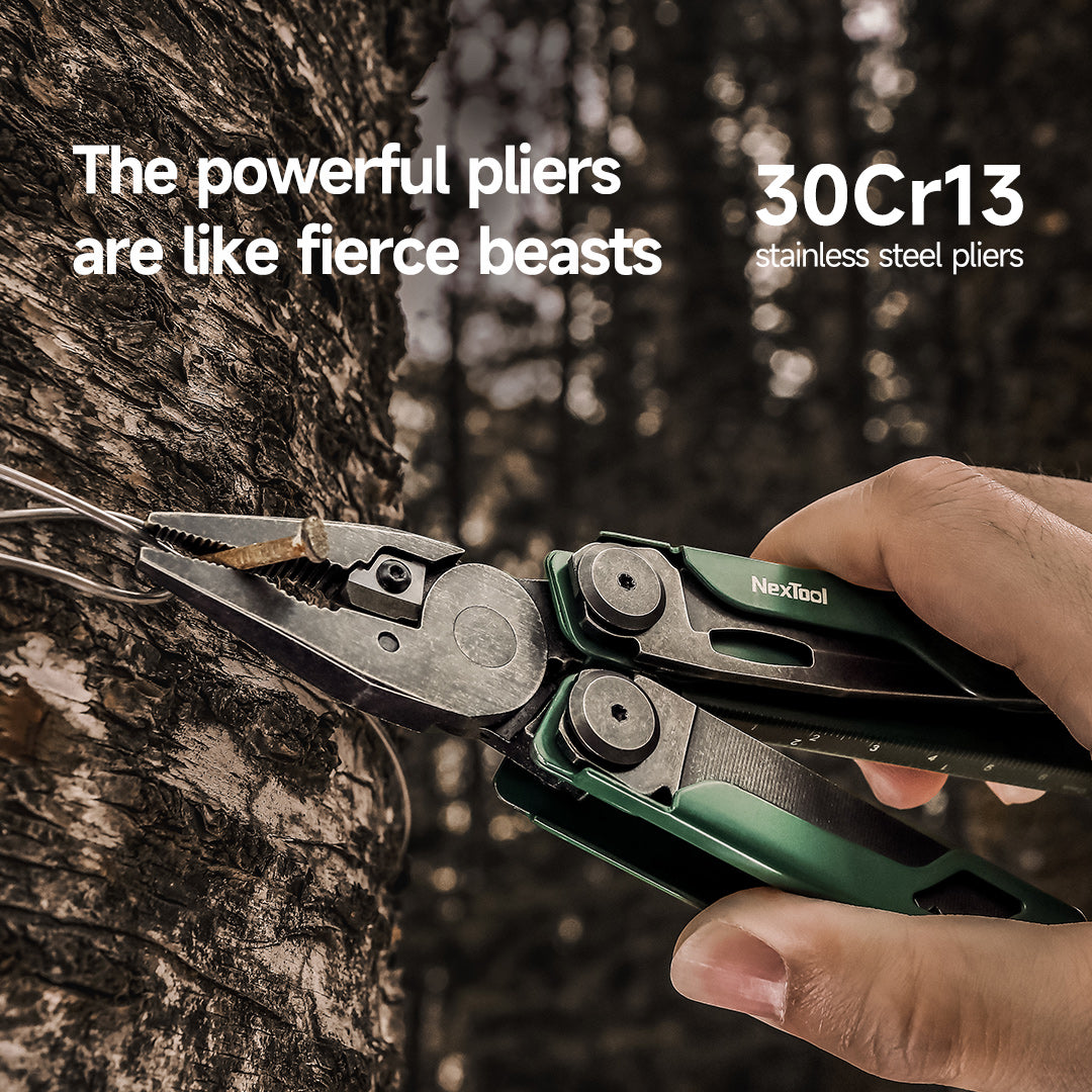 The NexTool Flagship Pro is a refined and heavy-duty multi-tool engineered for professional and everyday use. Designed for strength, precision and reliability, it combines essential cutting, gripping and fastening tools into a durable folding platform suitable for fieldwork, outdoor use and workshop tasks. www.defenceqstore.com.au