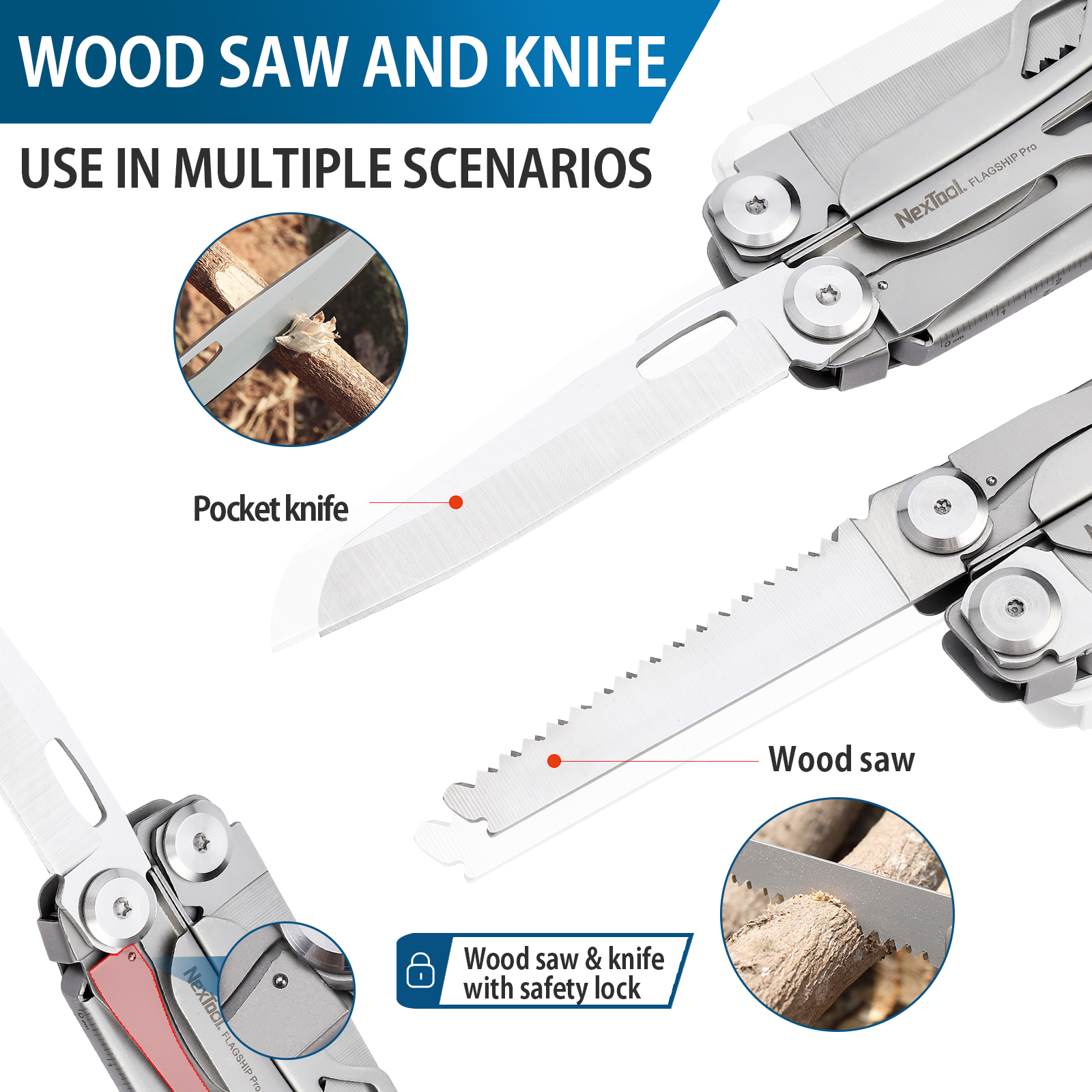 The NexTool Flagship Pro is a refined and heavy-duty multi-tool engineered for professional and everyday use. Designed for strength, precision and reliability, it combines essential cutting, gripping and fastening tools into a durable folding platform suitable for fieldwork, outdoor use and workshop tasks. www.defenceqstore.com.au