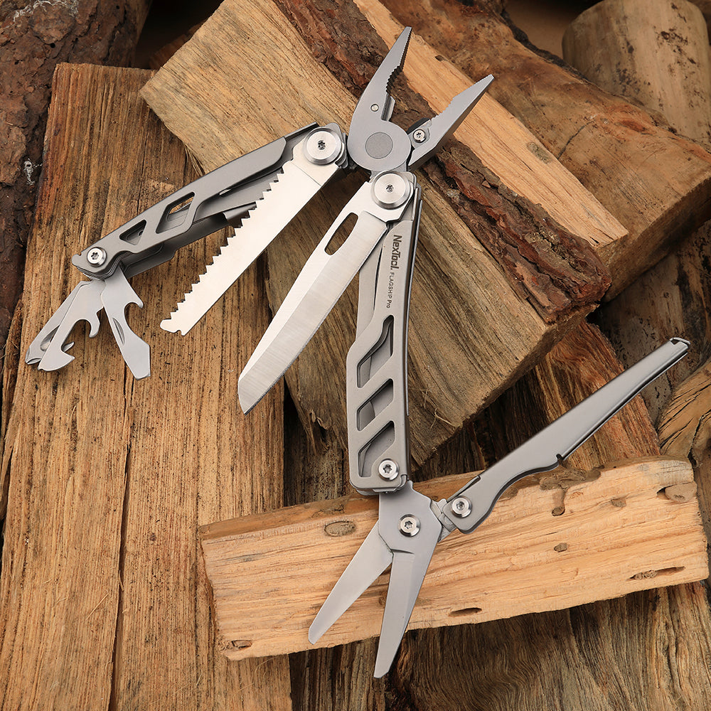 The NexTool Flagship Pro is a refined and heavy-duty multi-tool engineered for professional and everyday use. Designed for strength, precision and reliability, it combines essential cutting, gripping and fastening tools into a durable folding platform suitable for fieldwork, outdoor use and workshop tasks. www.defenceqstore.com.au