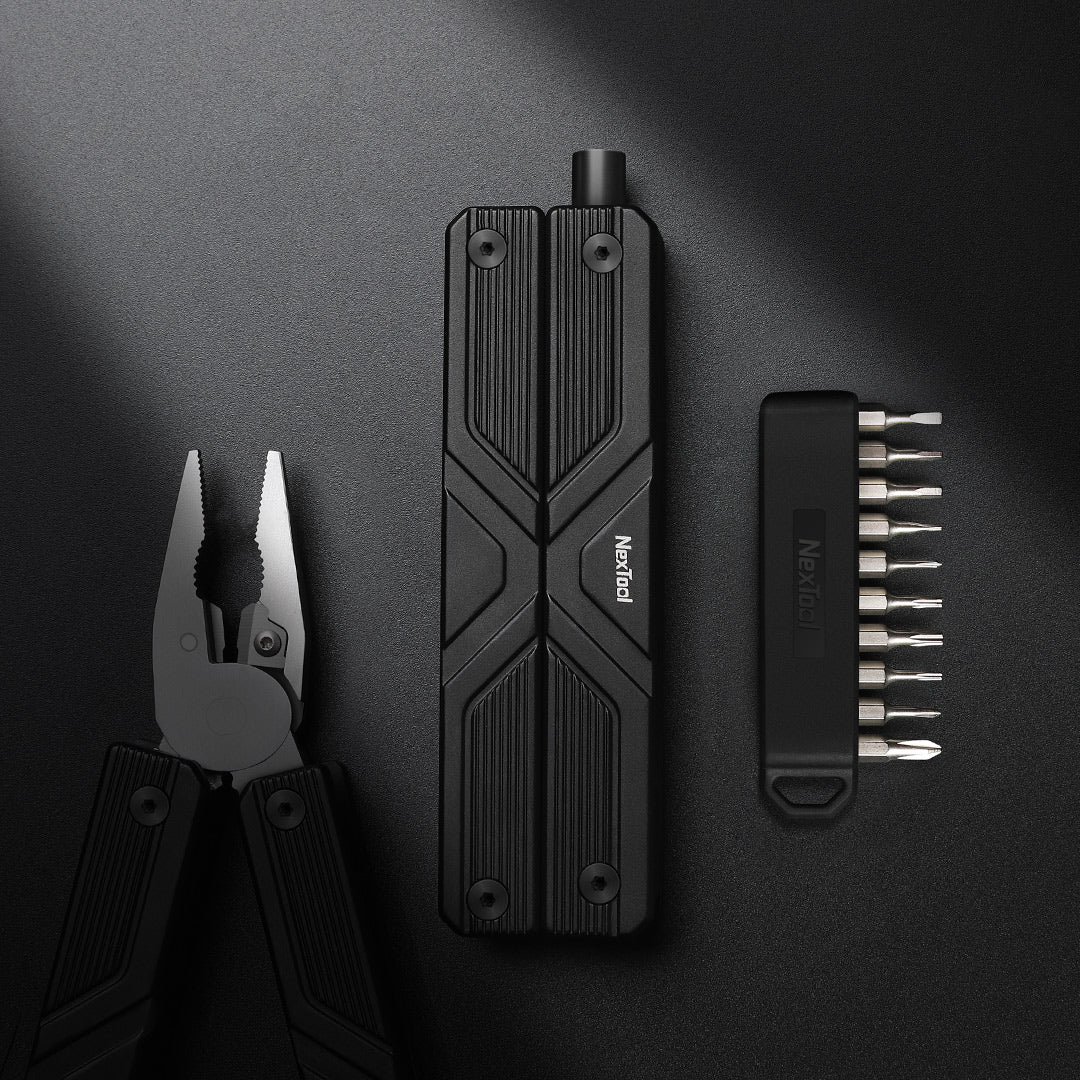 The NexTool Gemini Electric Multi-Tool is a hybrid design that combines traditional multi-tool functionality with an integrated electric screwdriver system. Designed for users who require both mechanical strength and powered fastening capability, the Gemini delivers versatility in a compact format. www.defenceqstore.com.au