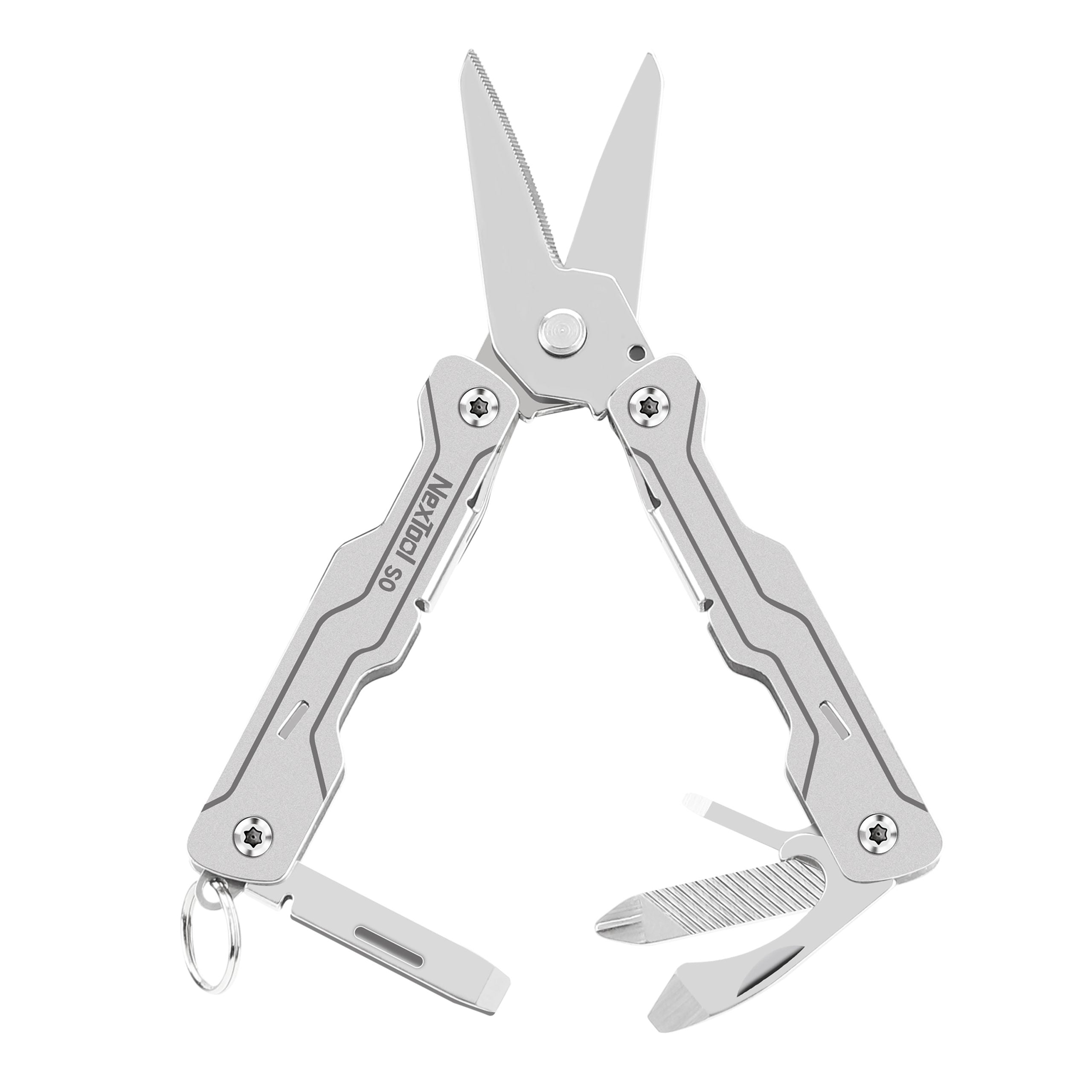 NexTool Micro Sailor Scissors S0 Compact Folding EDC Key Ring Tool ...